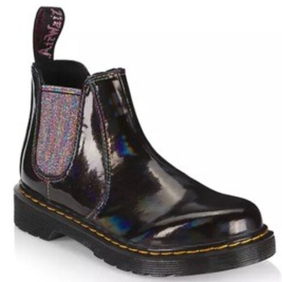 NWOB DR. MARTENS SPARKLE RAYS CHELSEA BOOTS  -YOUTH 4 - Picture 1 of 2